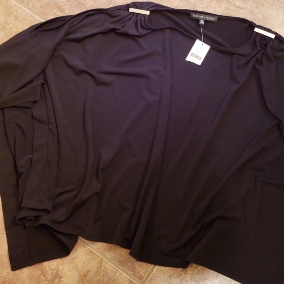 NWT Black cold shoulder top - Picture 5 of 7